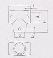 22mm 25mmパイプ用 ステンレス ストレートティー