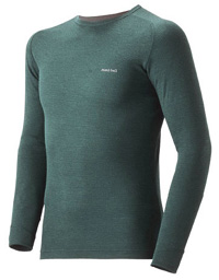 Mont−bell モンベル ジオラインM.W. ラウンドネックシャツ Men’s 1107368