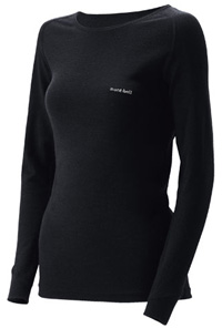 mont−bell モンベル スーパーメリノウール M.W. ラウンドネックシャツ Women’s 1107574