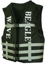 B-WAVE ライフジャケット TYPE-JG 黒 特別アウトドア・釣り・旅行用品 - B-WAVE ライフジャケット