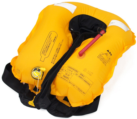 高階救命器具　ＢＬＵＥＳＴＯＲＭ　ブルーストーム水圧感知式膨張式救命胴衣　自動膨張式ライフジャケット　ＢＳＪ−２２３０