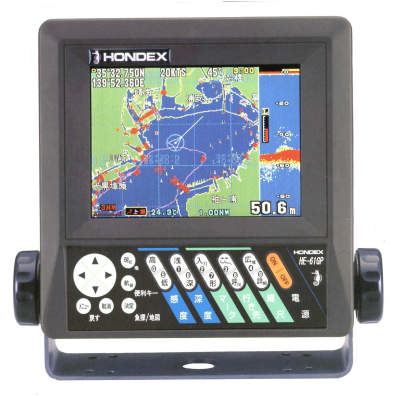 6.0型GPS魚探プロッター HE-61GP HONDEX