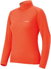 mont−bell モンベル スーパーメリノウール M.W. Uネックシャツ Women’s 1107625