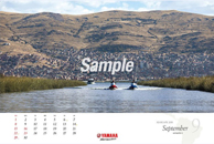 YAMAHA　ヤマハ　マリンカレンダー　SEASCAPE　2019