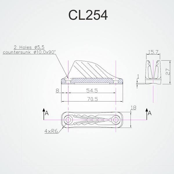 NN[g@Clamcleat CL254 Racing Midi