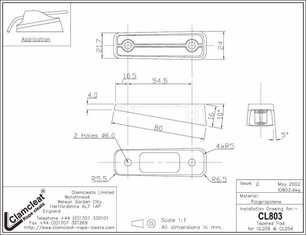 NN[g@Clamcleat CL803 e[p[pbg