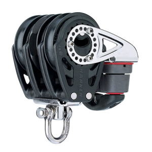 HARKEN HA2140 57 mm Triple Ratchet Block Swivel, Cam Cleat