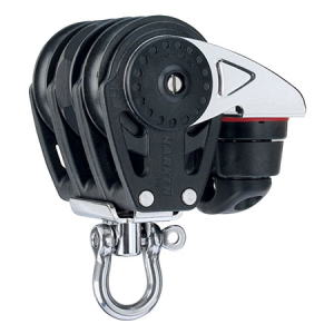 HARKEN HA2612 40 mm Triple Ratchet Block Swivel, Cam Cleat