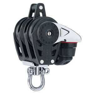 HARKEN HA2613 40 mm Triple Ratchet Block Swivel, Becket, Cam Cleat