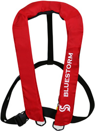 高階救命器具 ブルーストーム BLUESTORM 手動膨張式救命胴衣 BSJ