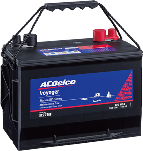 ACDelco　ACデルコ　マリン用メンテナンスフリー　Voyager　ボイジャー　バッテリー　M27MF