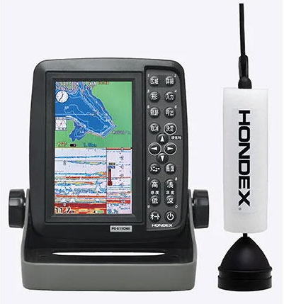 HONDEX PS-611CNⅡ-WP ワカサギパック 5型ポータブルGPS魚探 マリン 