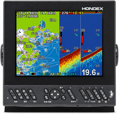 HONDEX ホンデックス HE-8SIII GPS魚探 8.4型ワイドTFTカラー液晶 本多電子